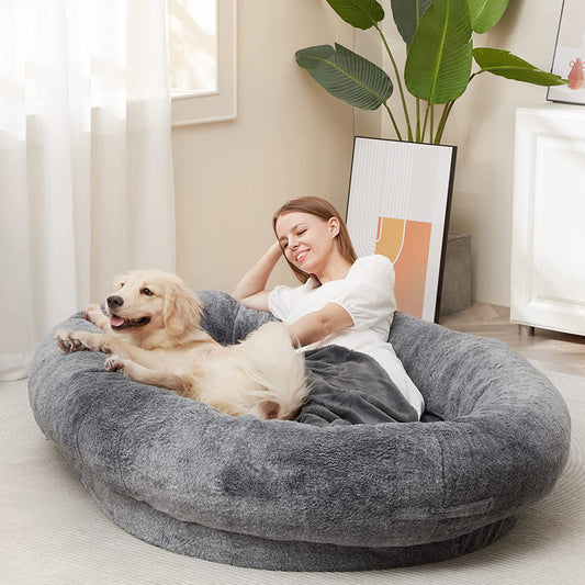 FELIX-Dog Bed For Humans & Blanket