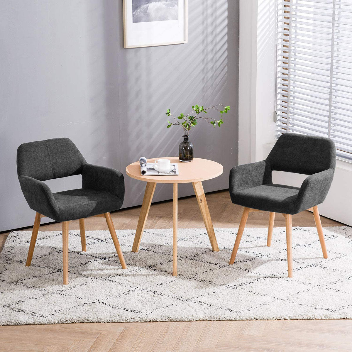 HANNA- Set of 2 Dining Chairs