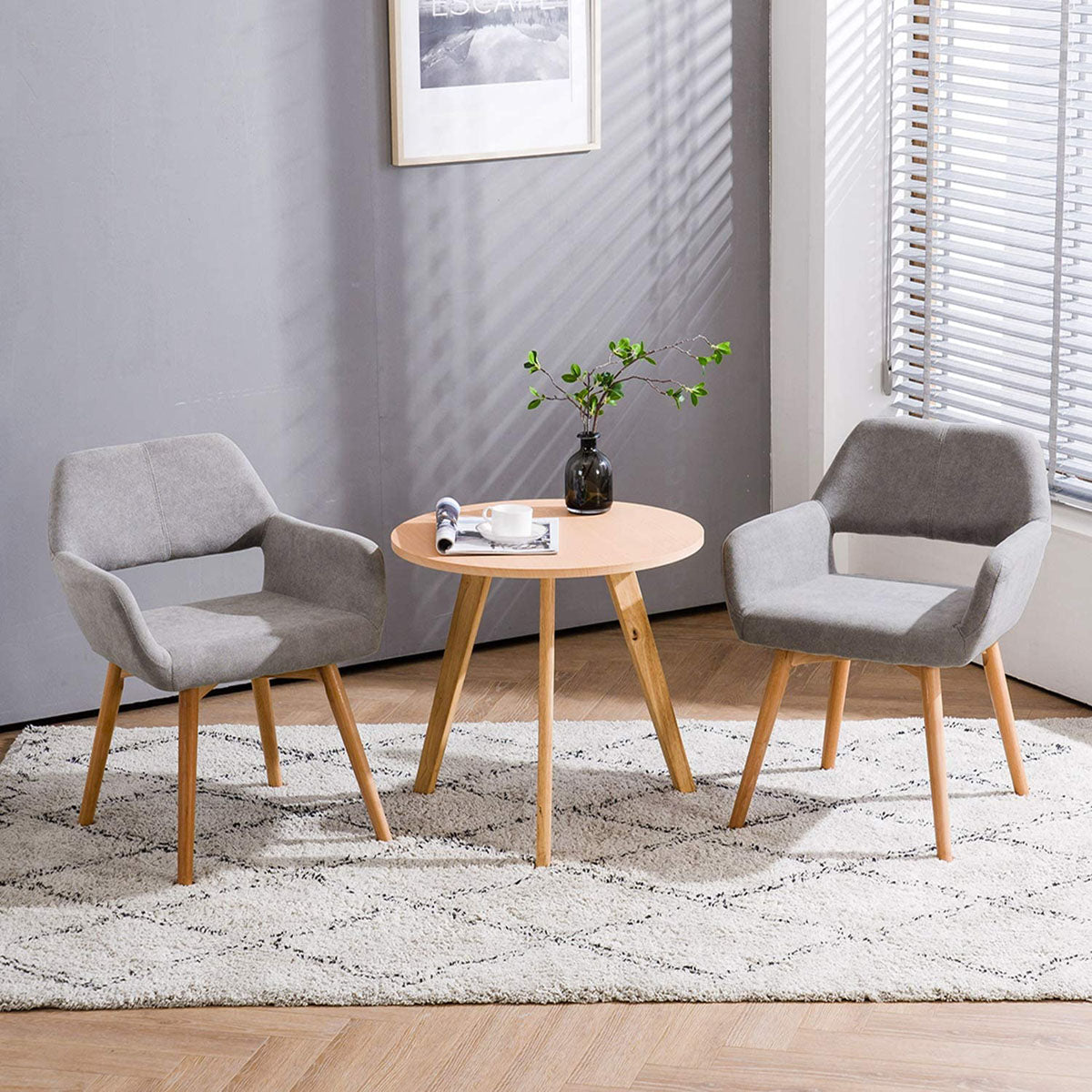 HANNA- Set of 2 Dining Chairs