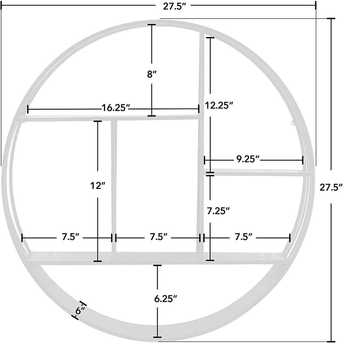 TOBY - Circular Shelf