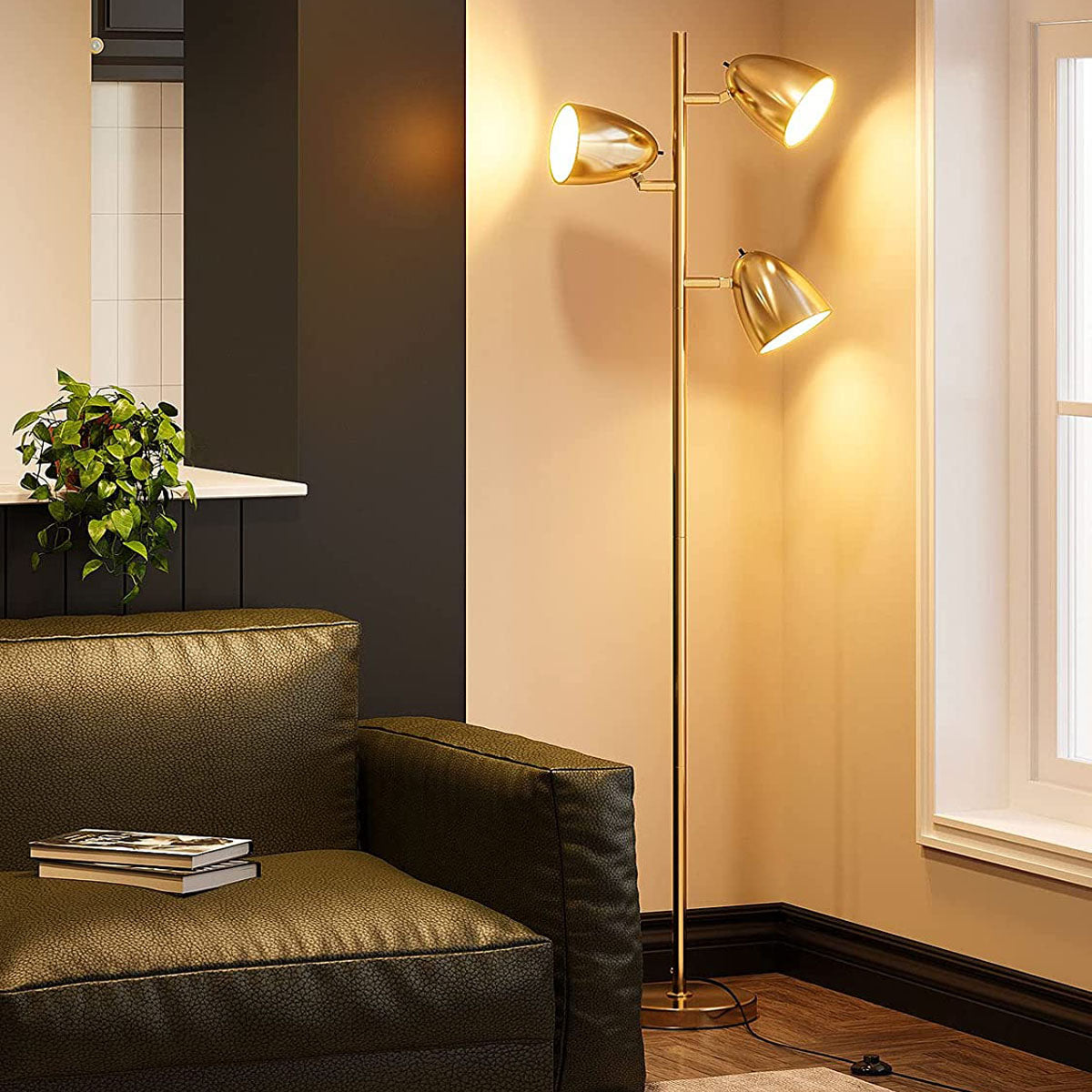 BEATRICE-Golden Tree Floor Lamp