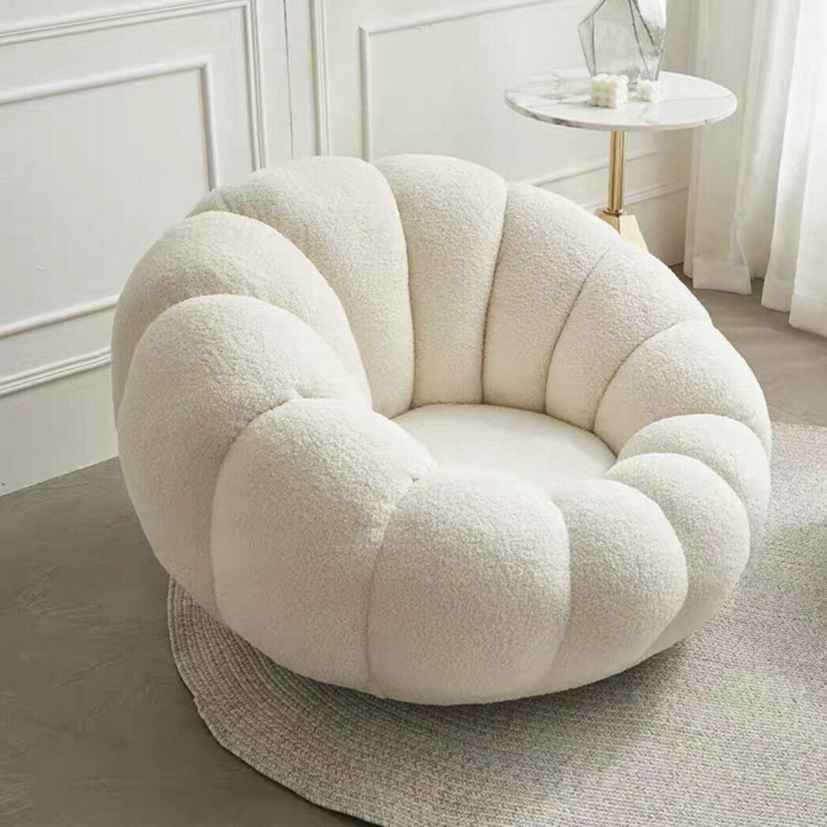 POLLY - Boucle Chair & Ottoman