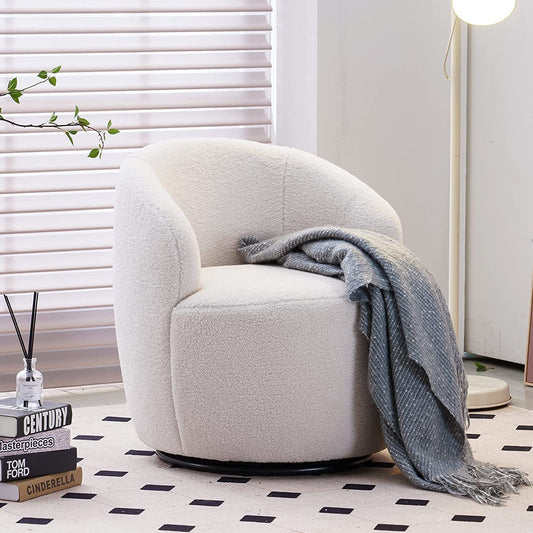 STARLETTE - Ivory Boucle Armchair
