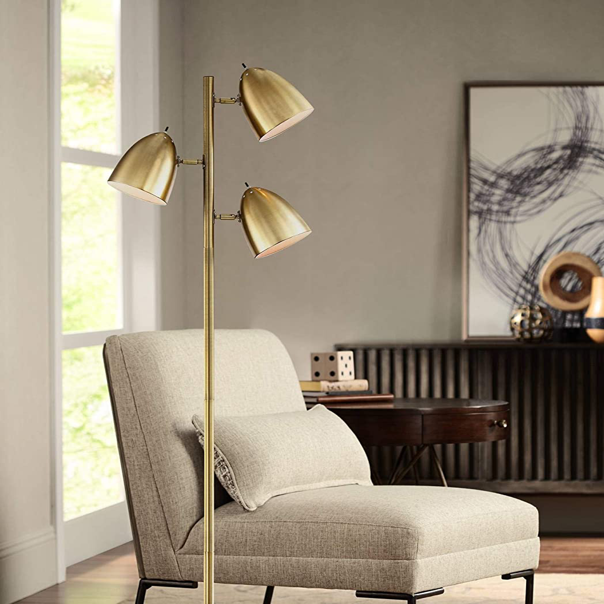 BEATRICE-Golden Tree Floor Lamp